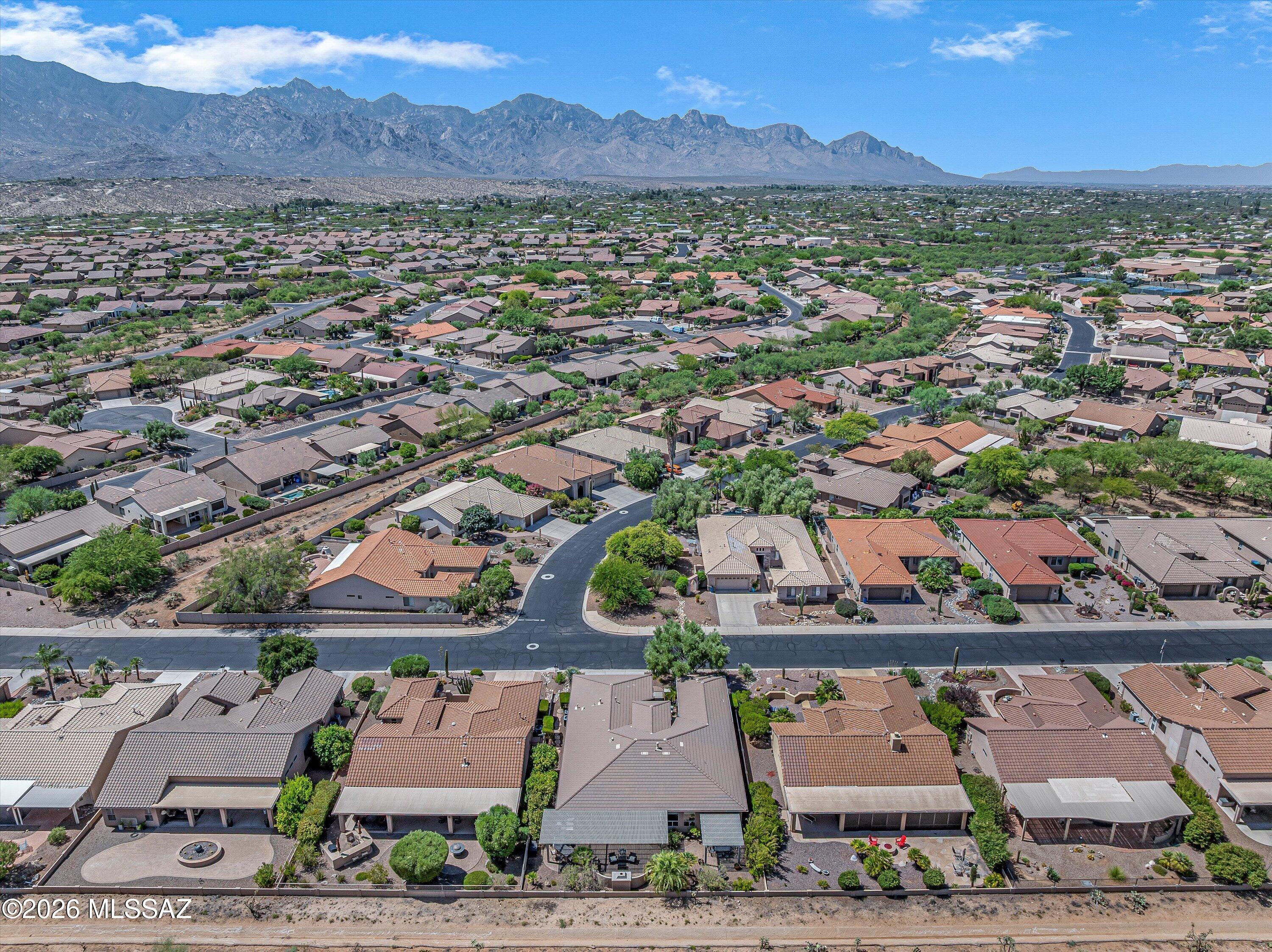 62486 East Northwood Road Tucson, AZ 85739 - Photo 45 of 50 Aerial Back
