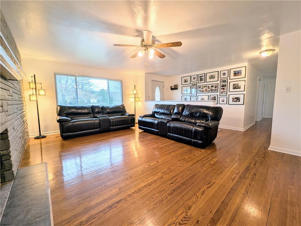 362 Mercer Road Harmony, PA 16037 - Photo 4 of 34 a living room with furniture and a wooden floor