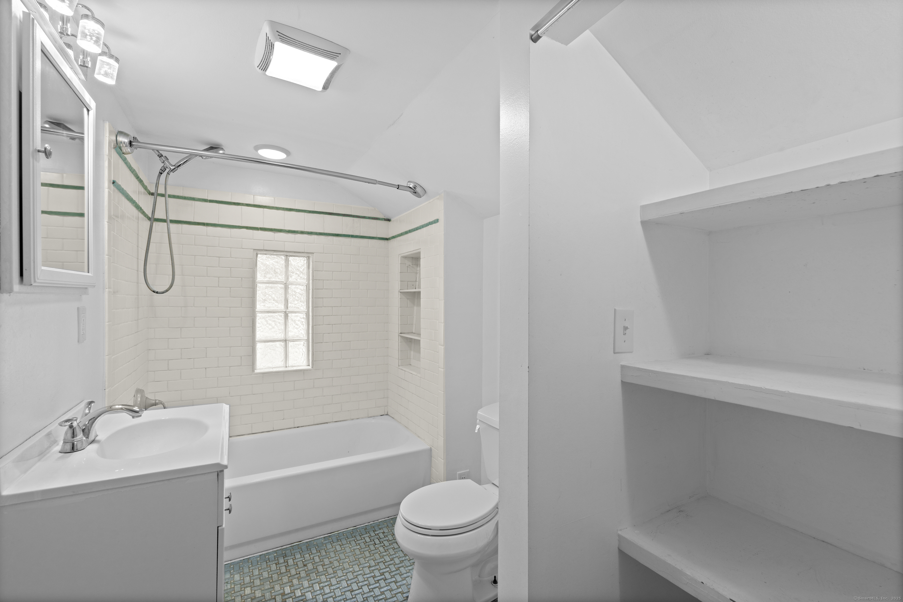 612 Kent Road New Milford, CT 06755 - Photo 17 of 35 a bathroom with a granite countertop sink a toilet and shower