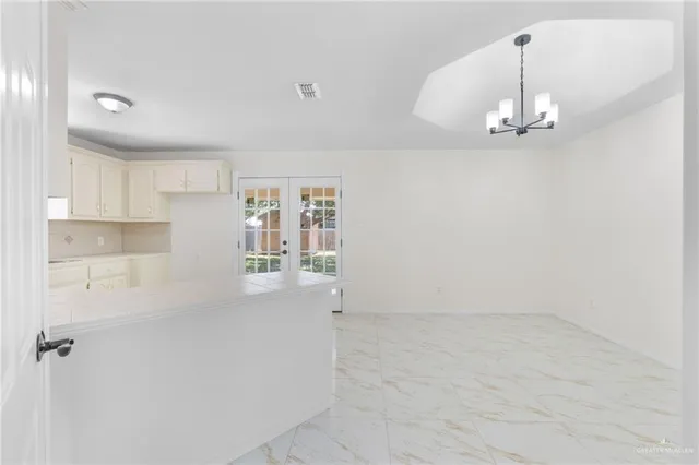 a view of kitchen and window