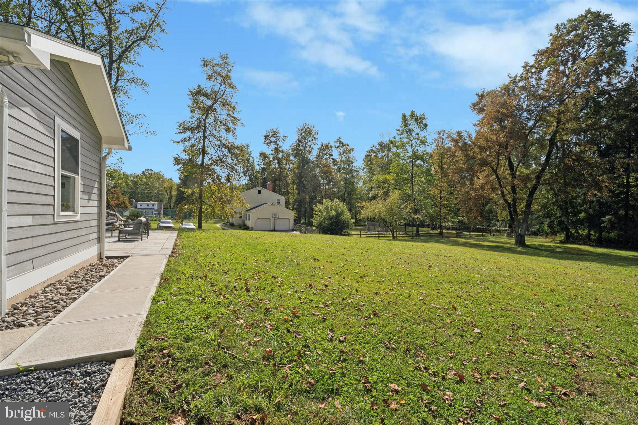 820 Darby Paoli Road Newtown Square, PA 19073 - Photo 32 of 36 a view of a yard with an trees