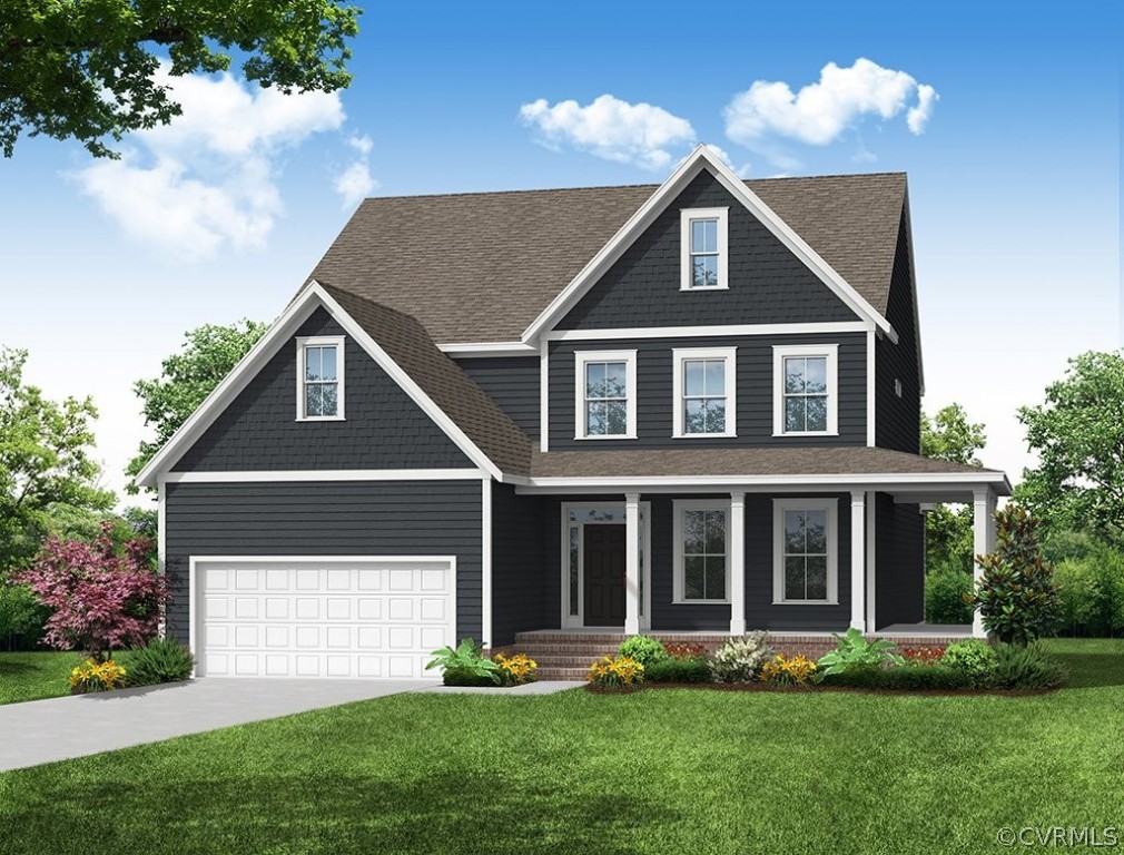 3800 Belspring Road Chester, VA 23831 - Photo 1 of 1 a front view of a house with a yard and garage