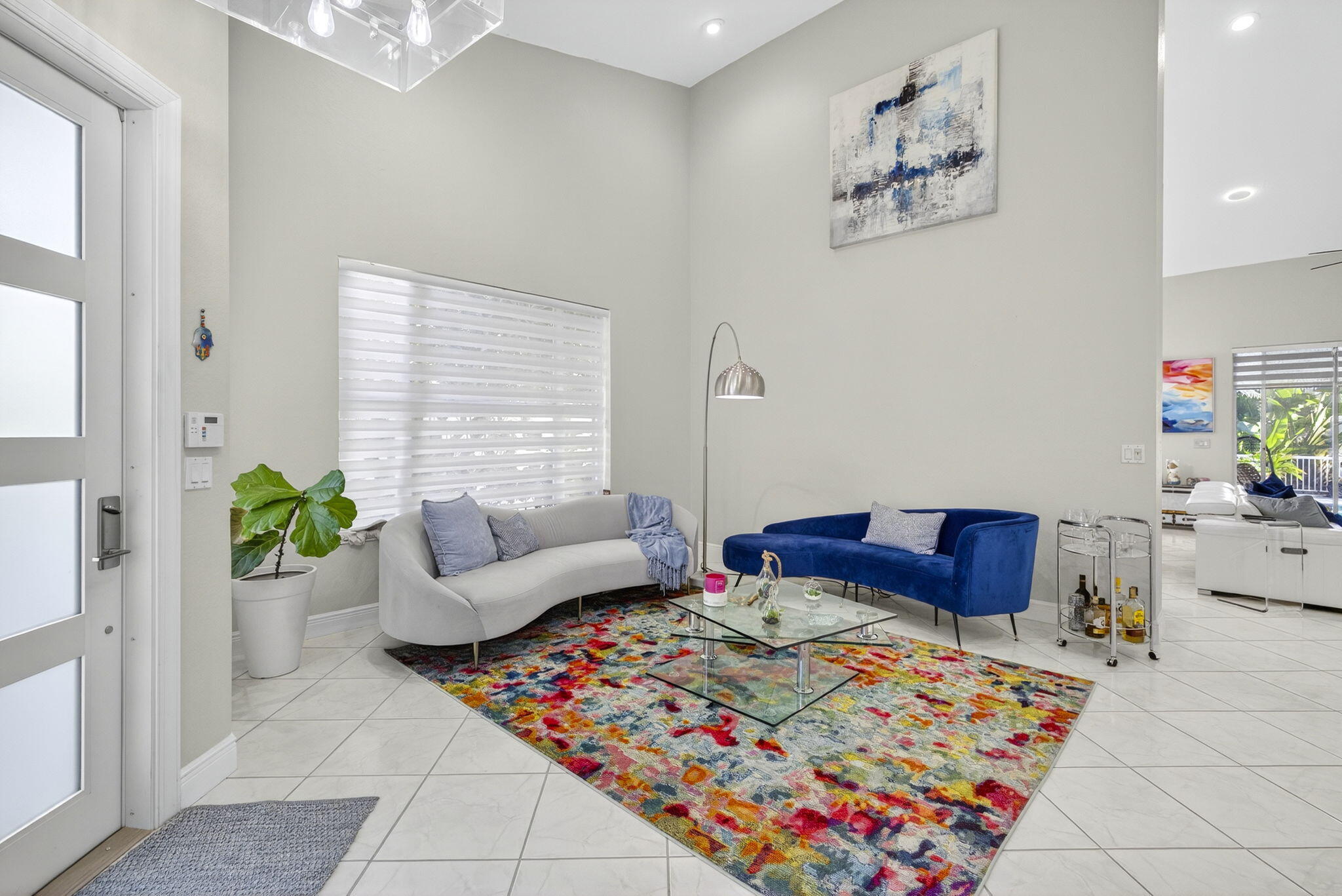 8337 Horseshoe Bay Road Boynton Beach, FL 33472 - Photo 5 of 55 a living room with furniture and a rug