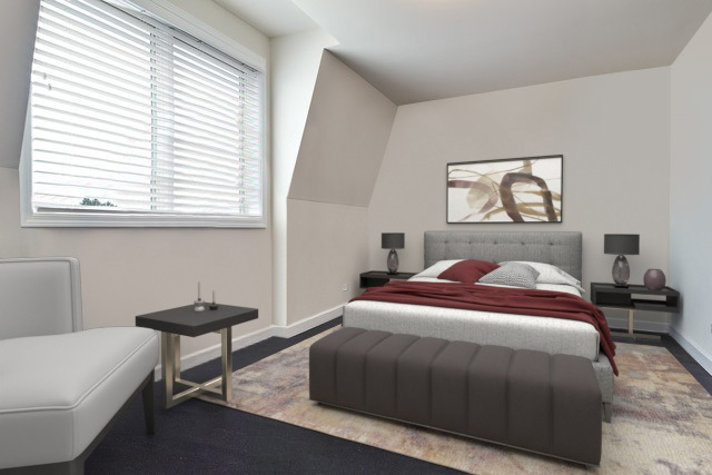 1263 Shermer Road Northbrook, IL 60062 - Photo 26 of 33 a bedroom with a bed and a table