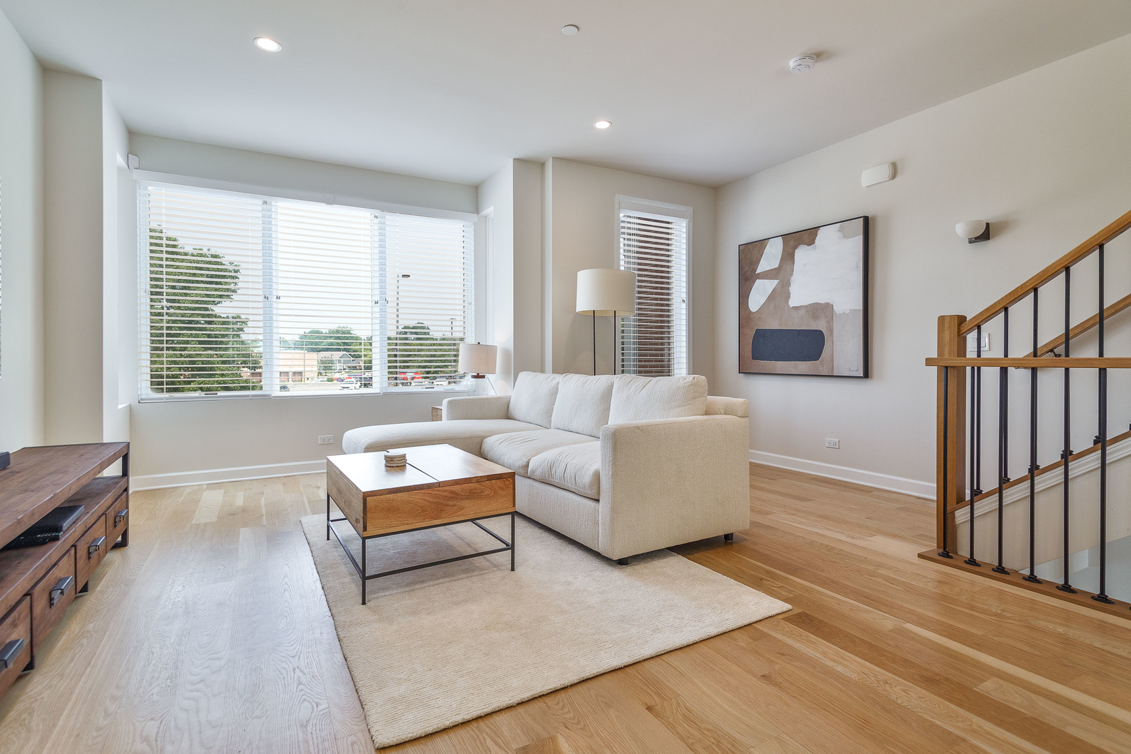 1263 Shermer Road Northbrook, IL 60062 - Photo 4 of 33 a living room with furniture and a large window