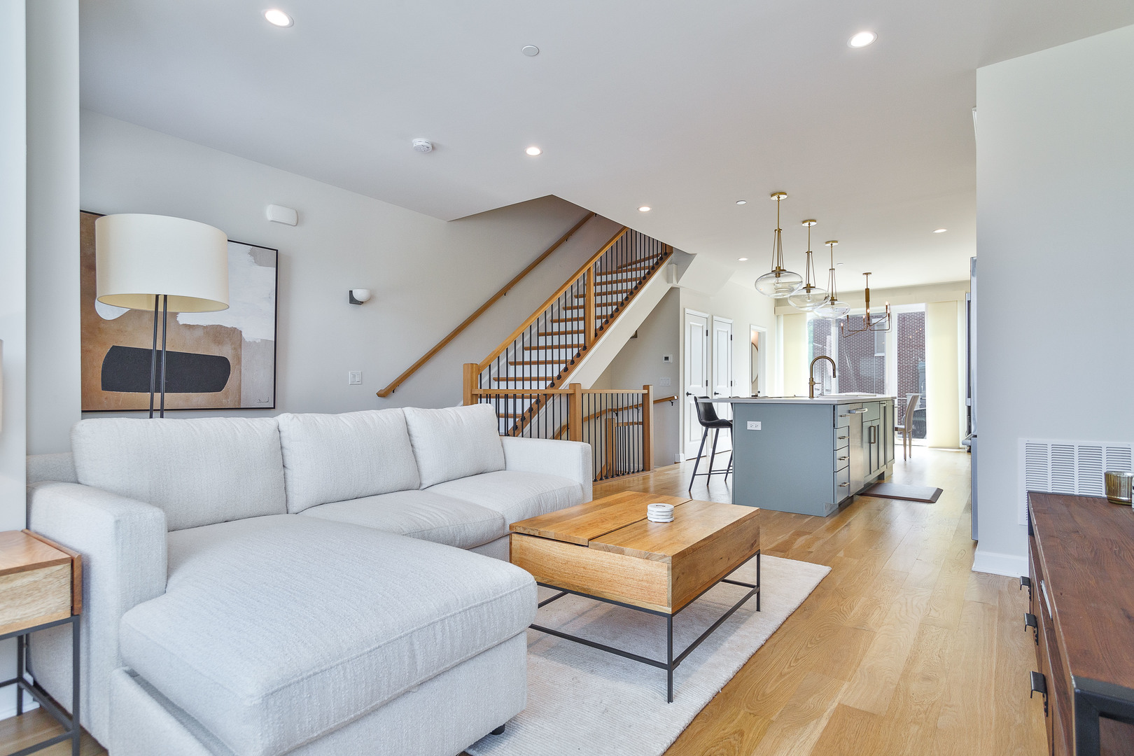 1263 Shermer Road Northbrook, IL 60062 - Photo 5 of 33 a living room with furniture and wooden floor