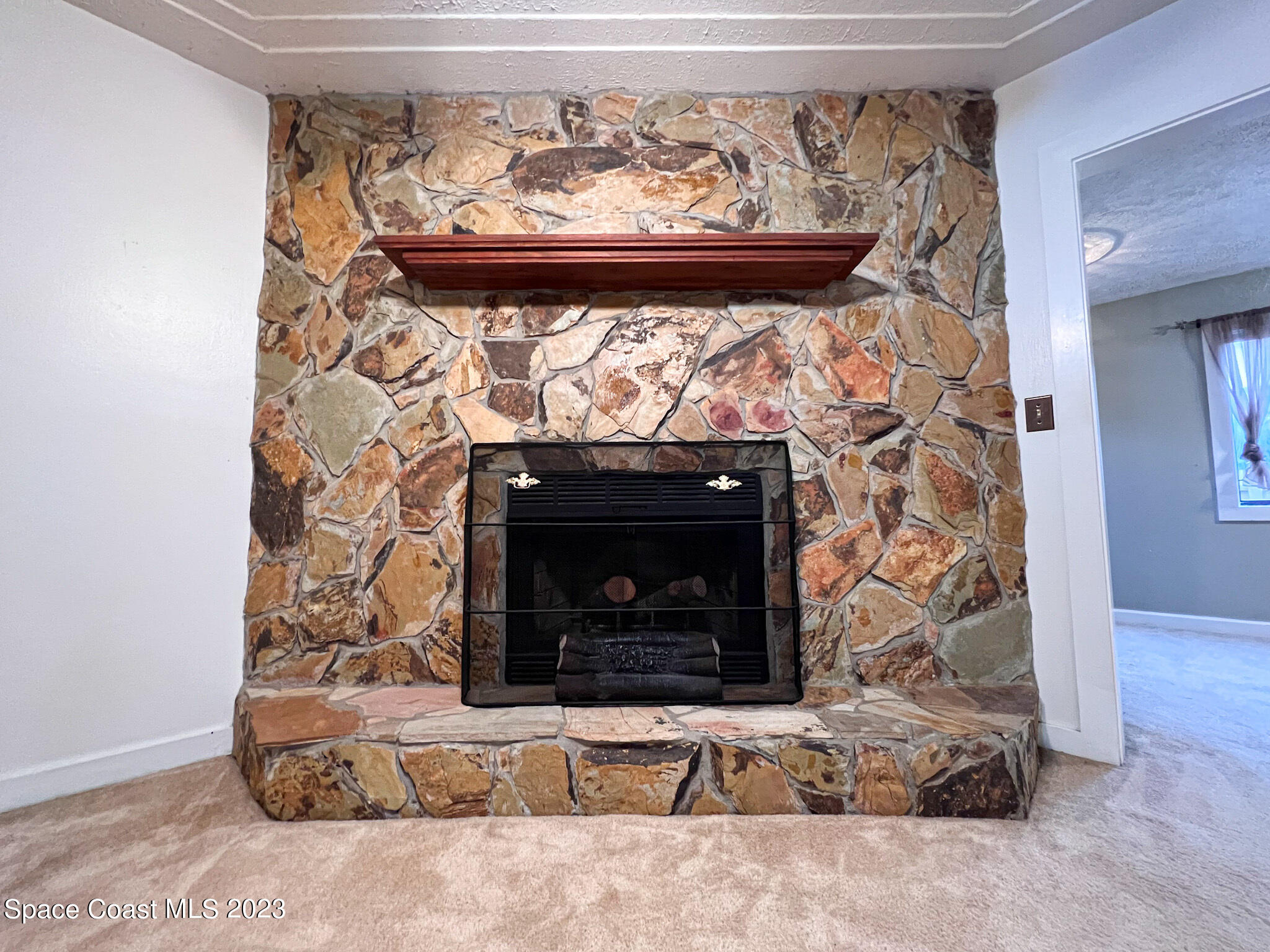 411 Trier Road Northwest Palm Bay, FL 32907 - Photo 6 of 24 Fireplace