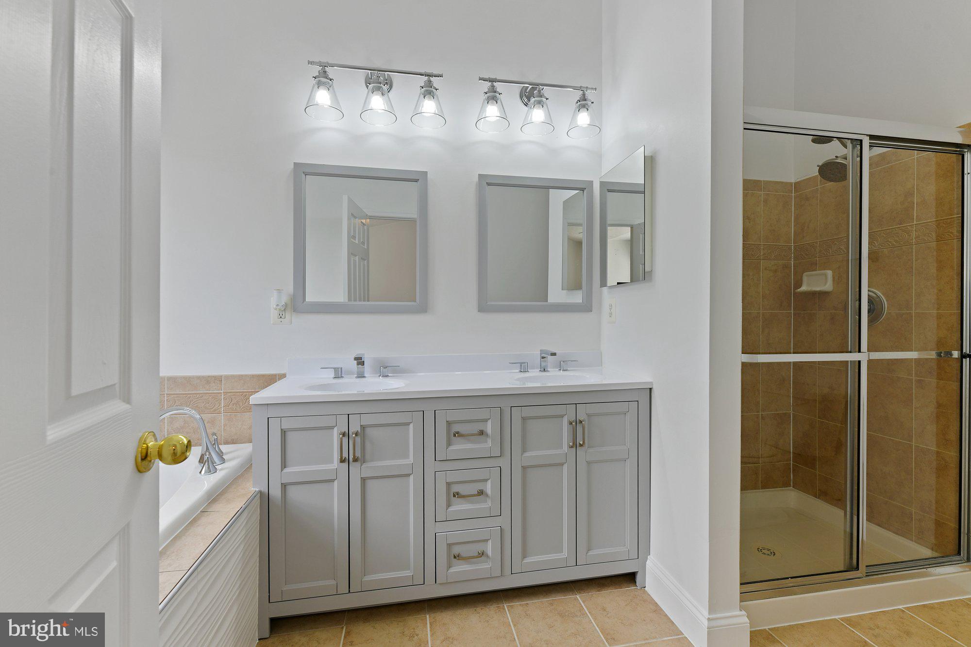 827 Middle River Road Baltimore, MD 21220 - Photo 14 of 29 Brand new primary bath with double vanity