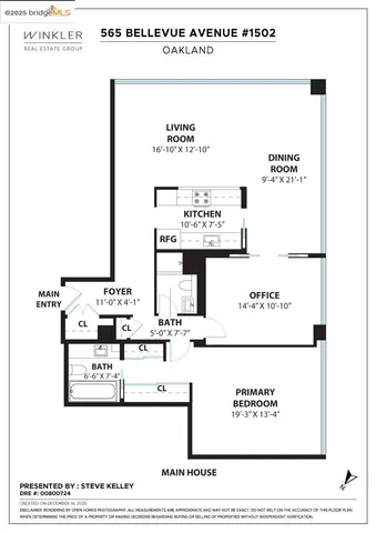 $895,000 | 565 Bellevue Avenue, Unit 1502, Oakland, CA 94610