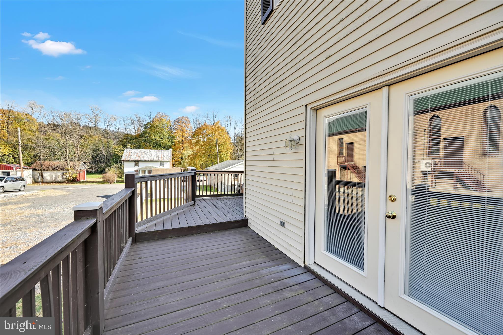 283 South Tulpehocken Street Pine Grove, PA 17963 - Photo 25 of 35 a view of a balcony with wooden floor and fence