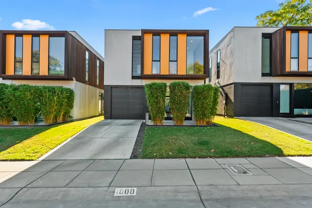 a view of swimming pool with a garden