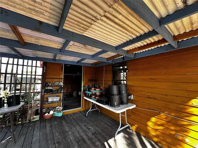 a room with wooden furniture and wooden floors