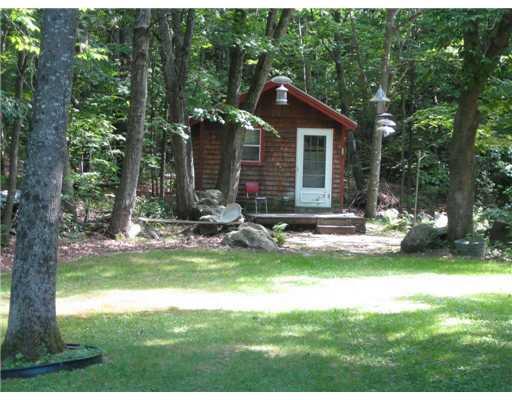 Exterior Front. This cozy cabin...