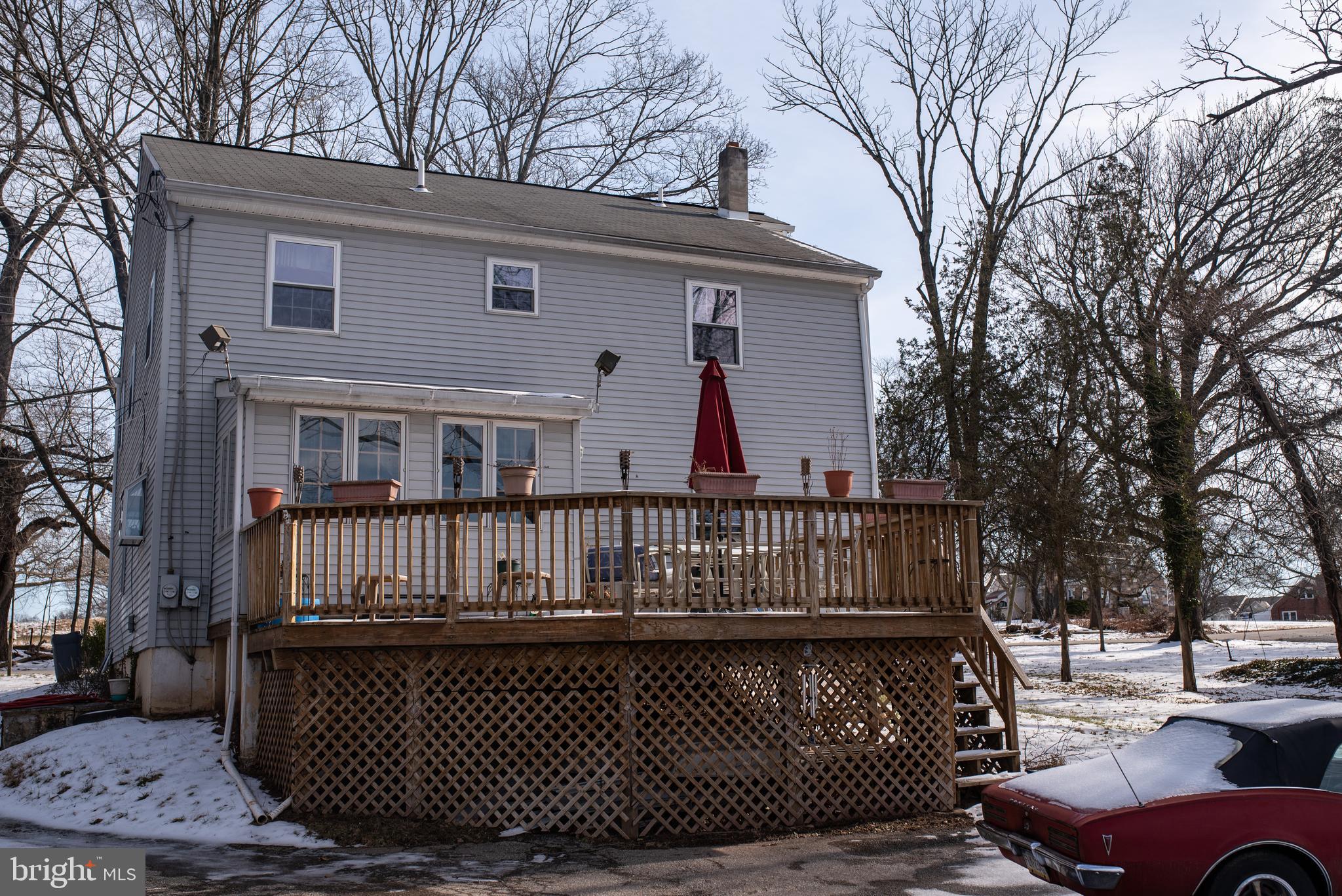 2048 Mill Road Norristown, PA 19403 - Photo 31 of 52 Back of House with Deck View.