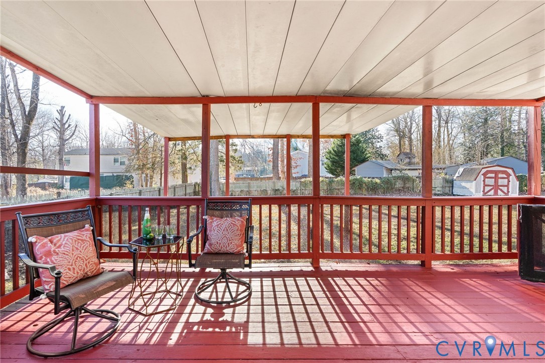 3917 Beulah Road Richmond, VA 23237 - Photo 11 of 36 Sliding Glass door from Dining Area to Deck.