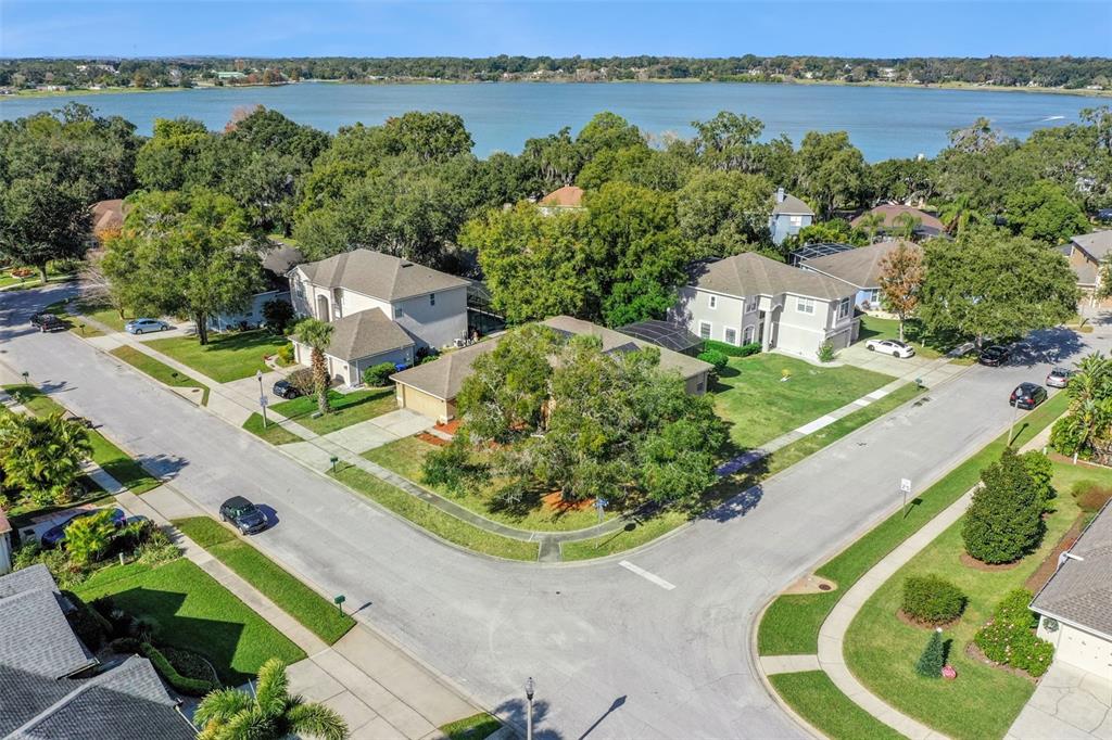 774 Lancer Circle Ocoee, FL 34761 - Photo 33 of 35 an aerial view of a house with outdoor space and a lake view