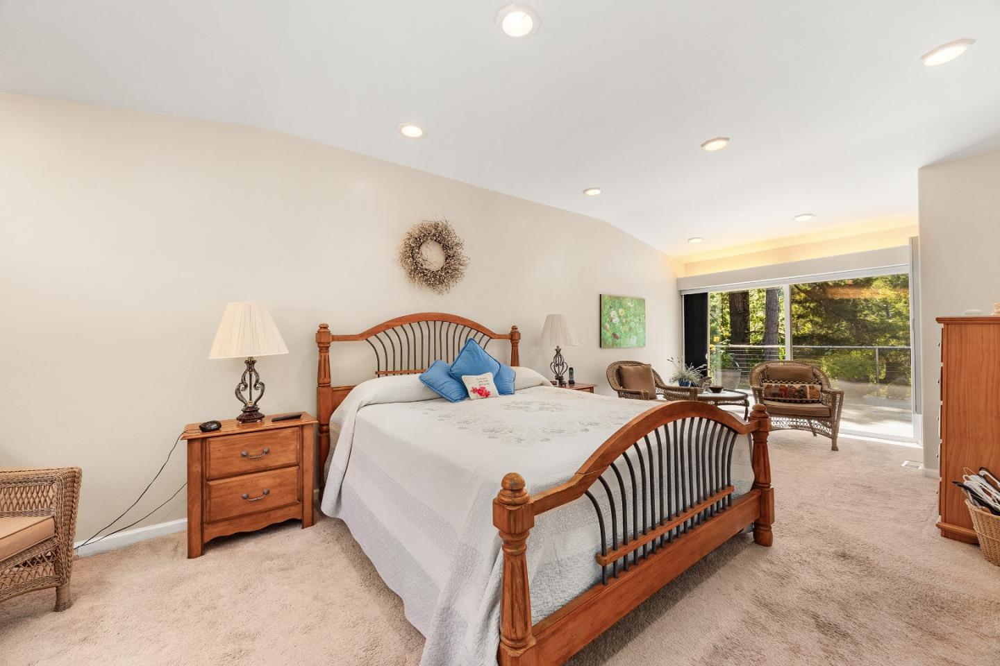 2000 Glen Canyon Road Santa Cruz, CA 95060 - Photo 29 of 41 a bedroom with a bed and a table