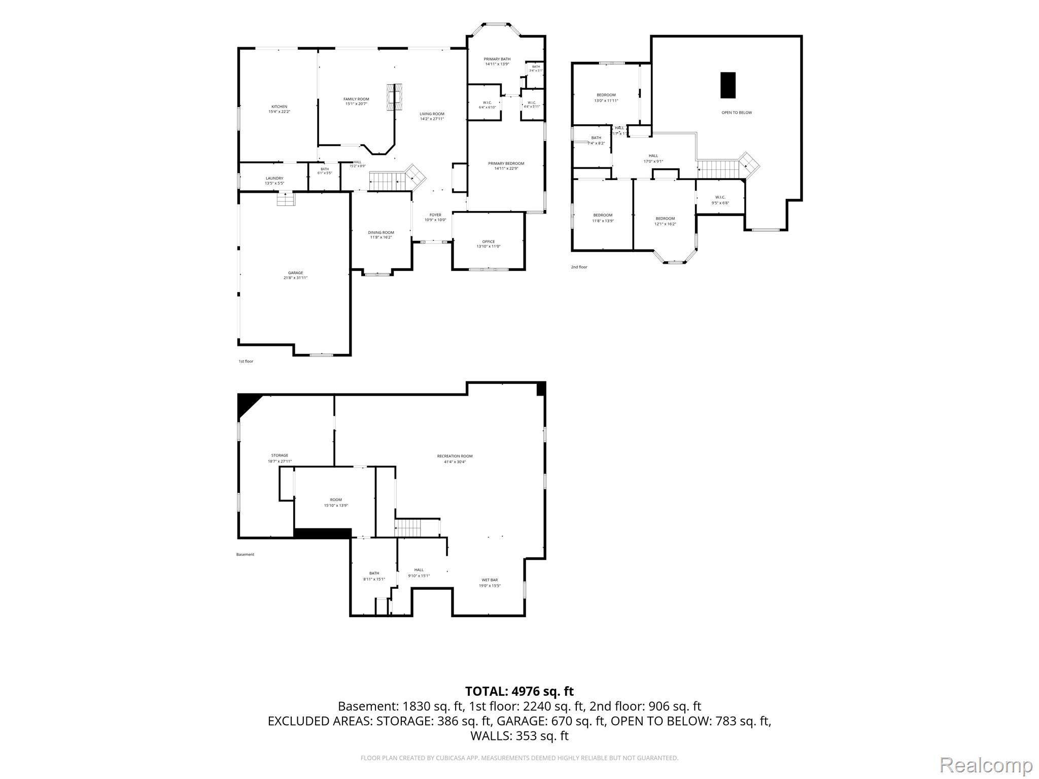 1902 Grayslake Drive Rochester, MI 48306 - Photo 76 of 76 Floor plan