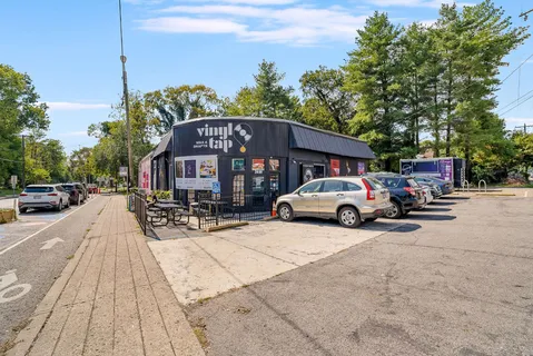 a view of a house with sitting area