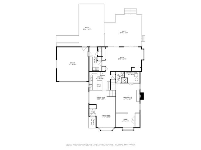 a picture of a person on a wall