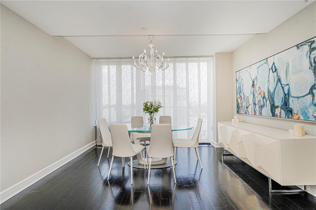 1702 Avenue Z, Unit 6B Brooklyn, NY 11235 - Photo 17 of 40 a view of a dining room with furniture window and wooden floor