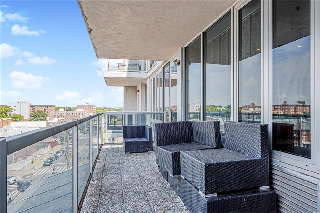 1702 Avenue Z, Unit 6B Brooklyn, NY 11235 - Photo 37 of 40 a view of balcony with couch