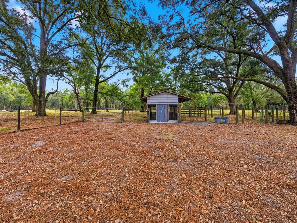 21210 137th Drive O'Brien, FL 32071 - Photo 26 of 49 a front view of a house with a yard and trees