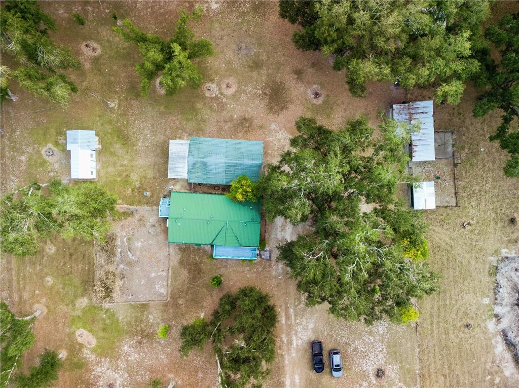 21210 137th Drive O'Brien, FL 32071 - Photo 46 of 49 an aerial view of a house with a yard