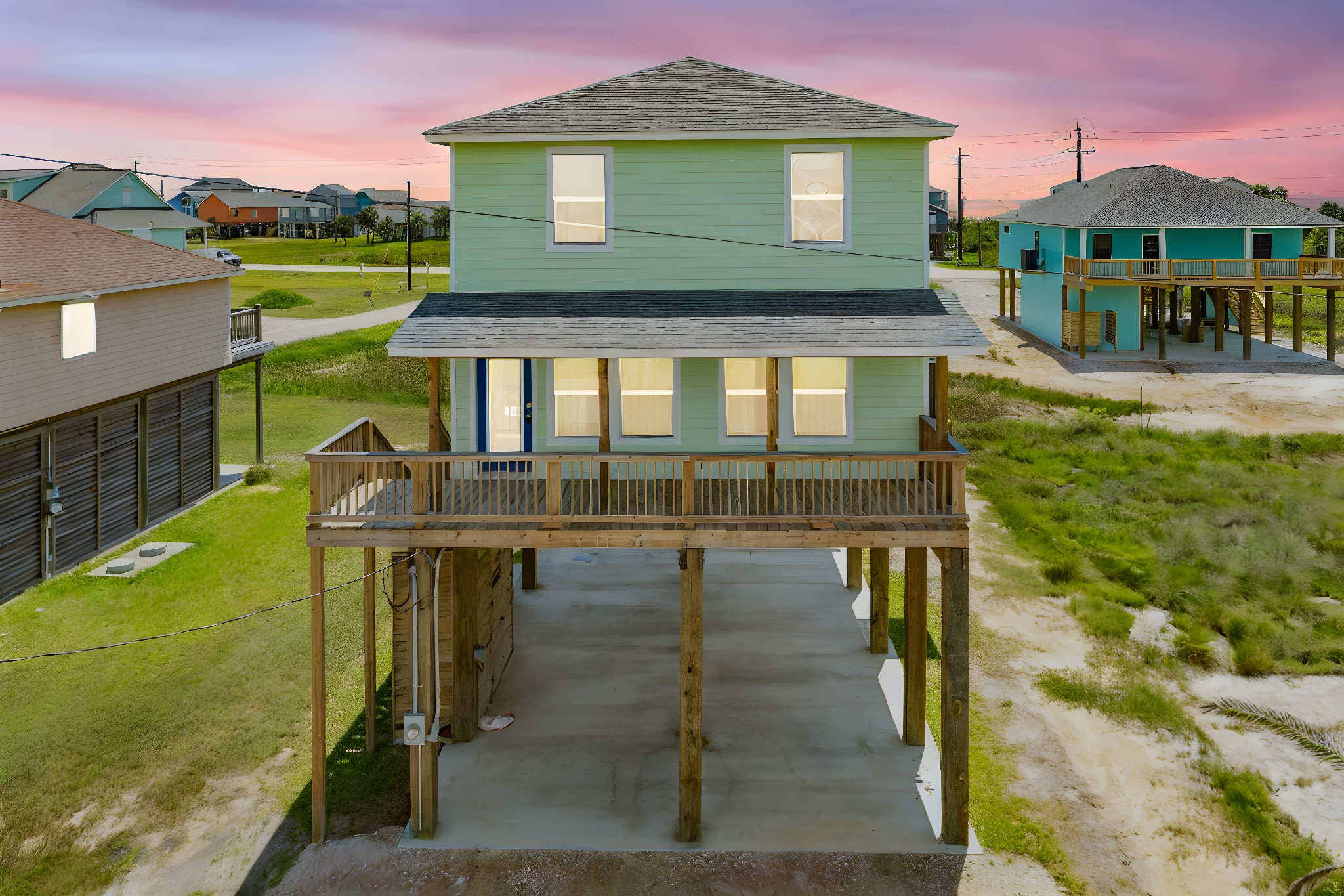 4726 Palm Street Freeport, TX 77541 - Photo 30 of 30 a front view of a house with a yard