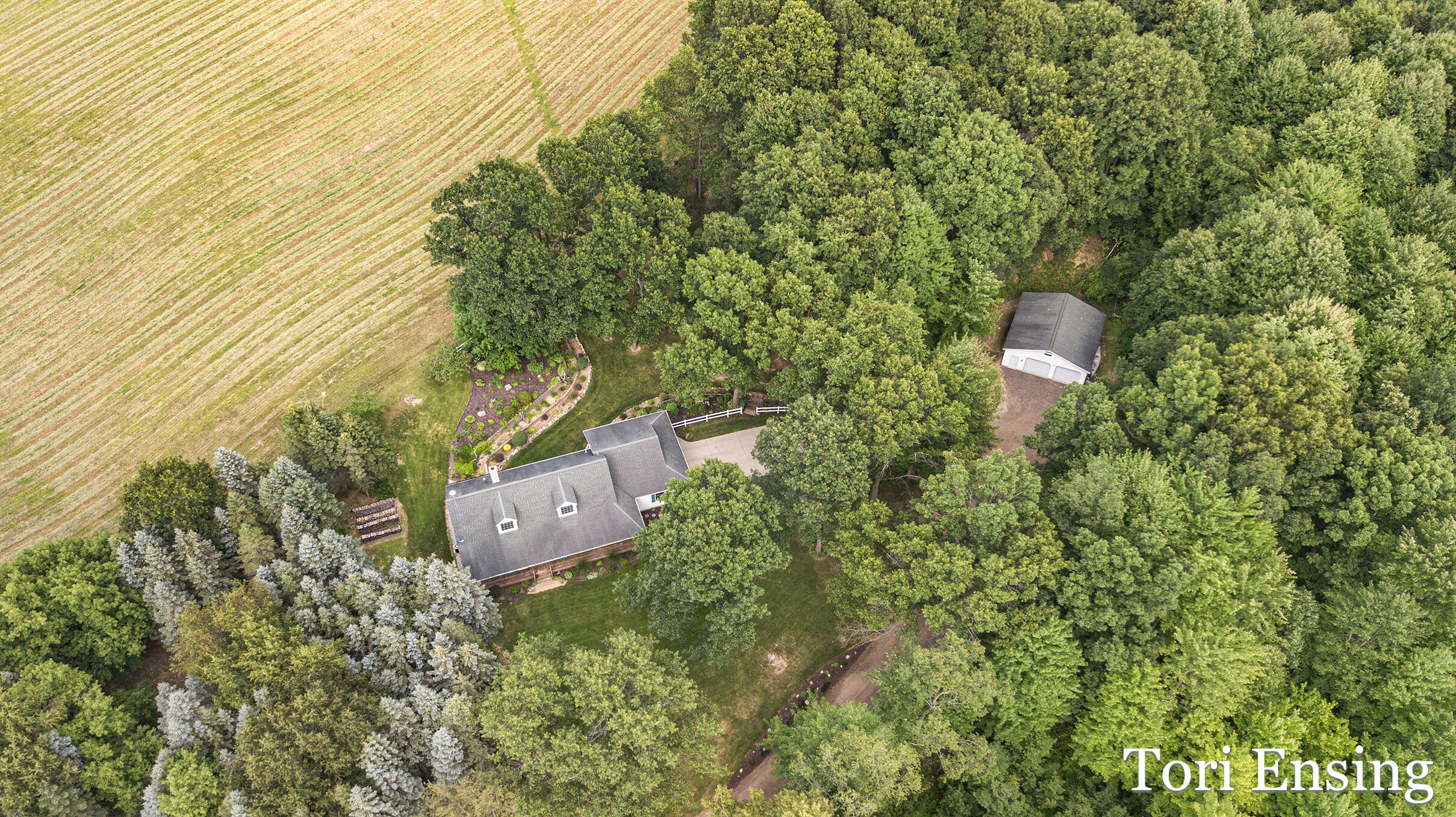 6877 South Grow Road Greenville, MI 48838 - Photo 41 of 48 6877SGrowRdAerial-3