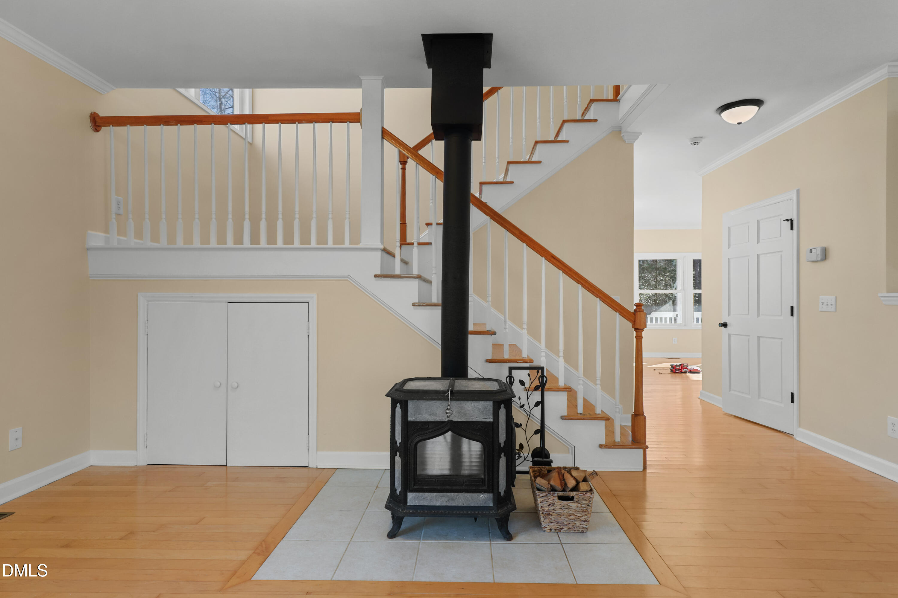 33 Holly Run Pittsboro, NC 27312 - Photo 11 of 46 a view of entryway and hall with wooden floor