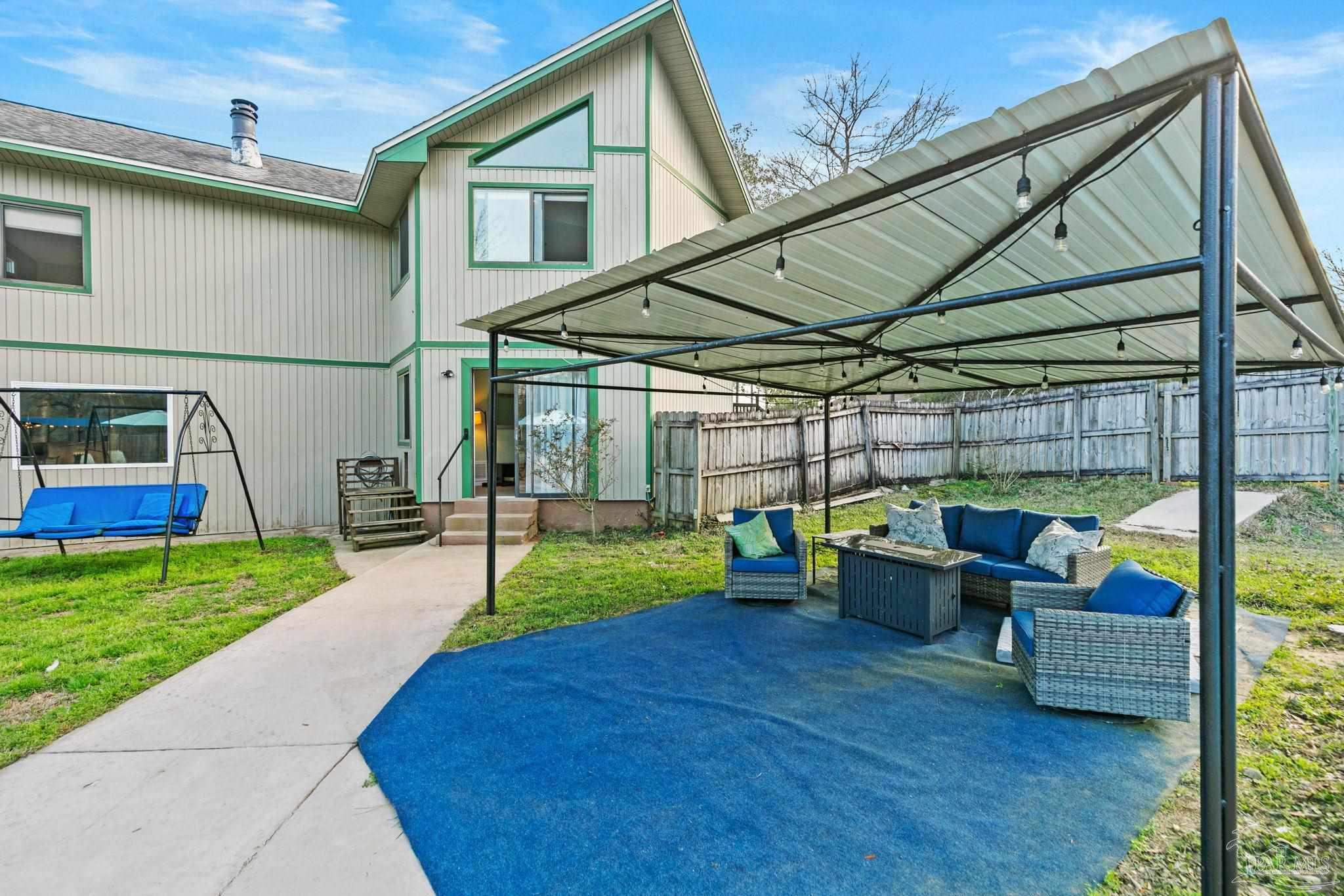 11424 High Springs Road Pensacola, FL 32534 - Photo 33 of 46 a view of yard with patio