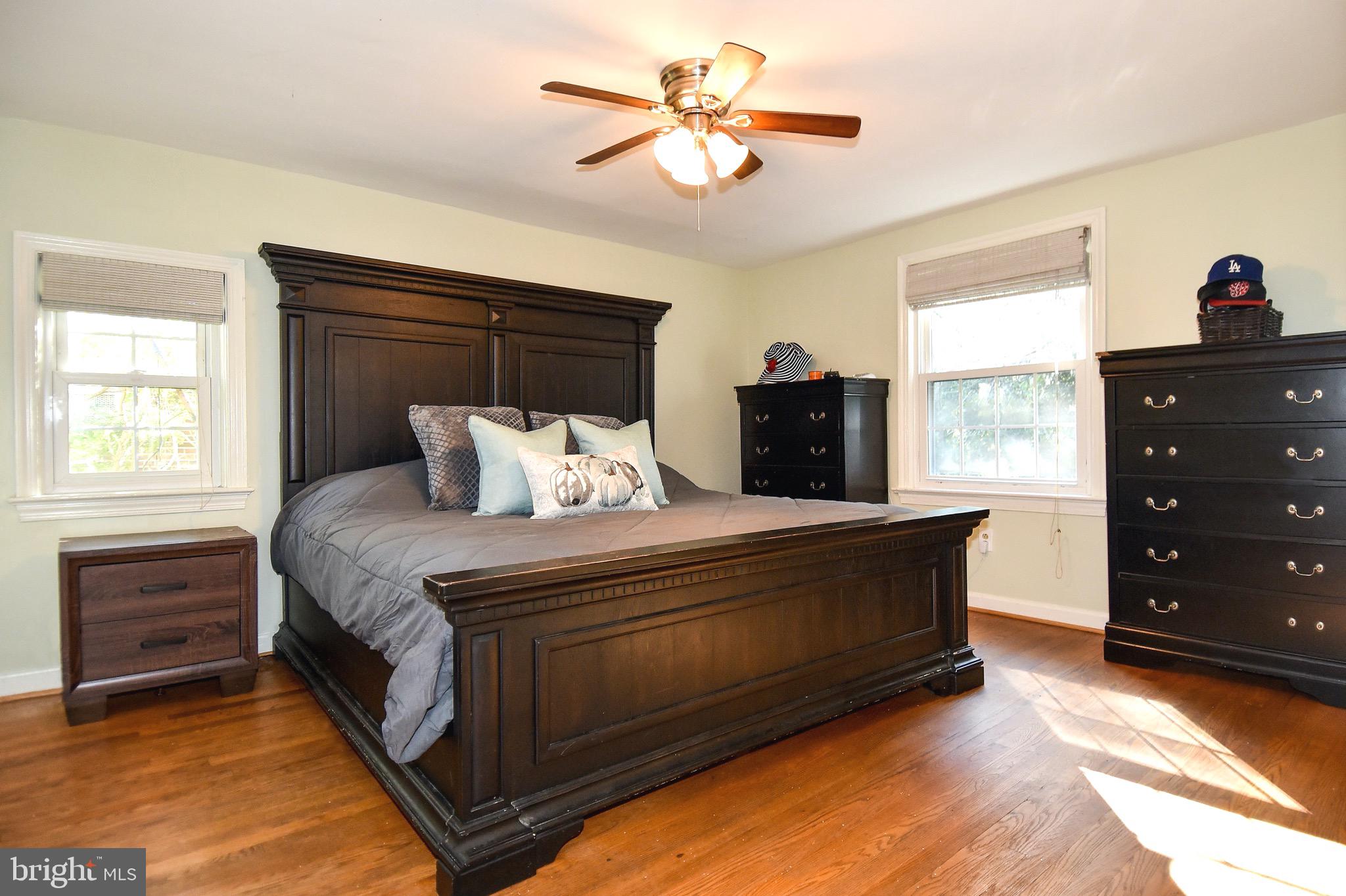 2116 Seminary Road Silver Spring, MD 20910 - Photo 20 of 33 Spacious primary bedroom with ceiling fan.