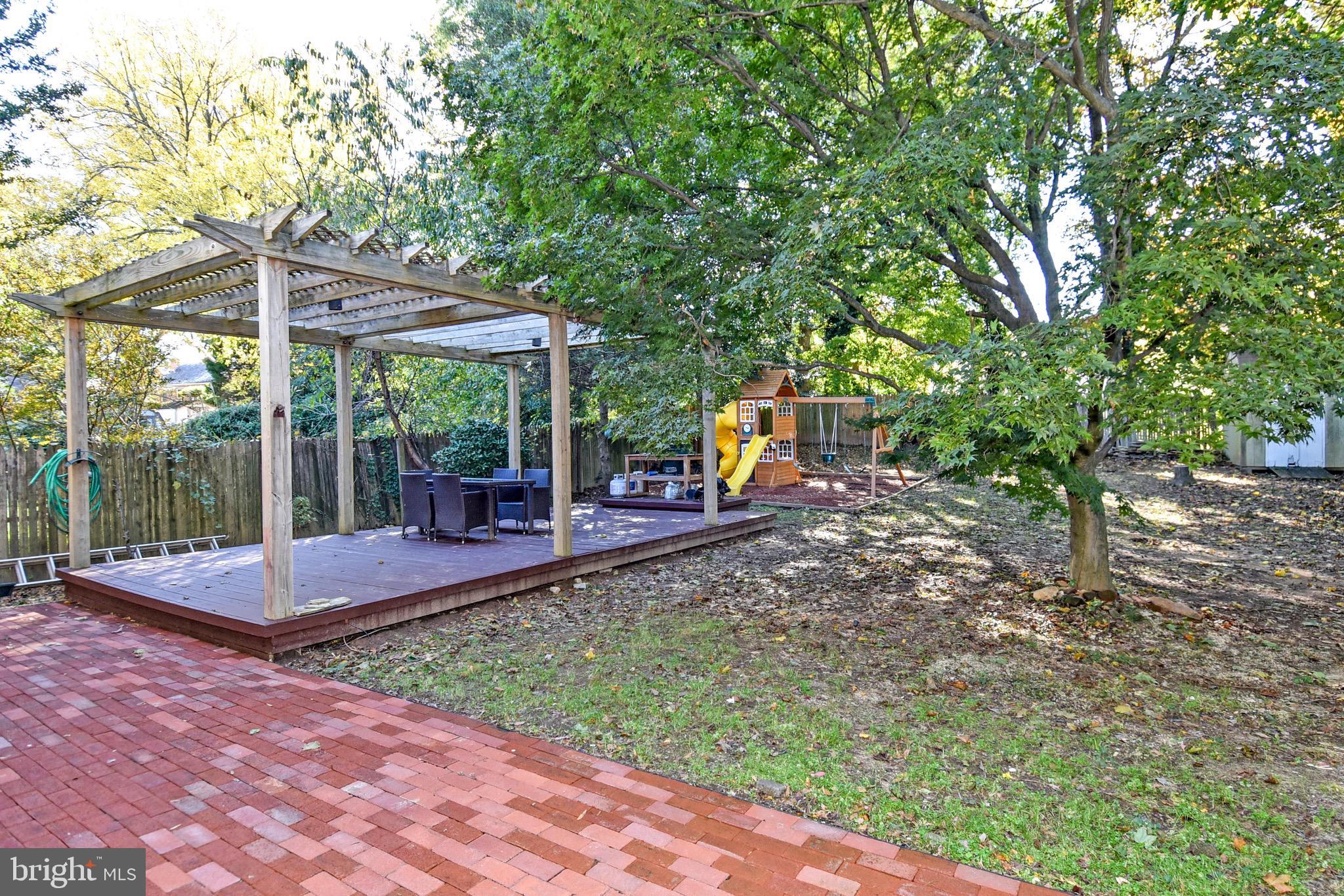 2116 Seminary Road Silver Spring, MD 20910 - Photo 30 of 33 Large backyard with playground added in 2020.