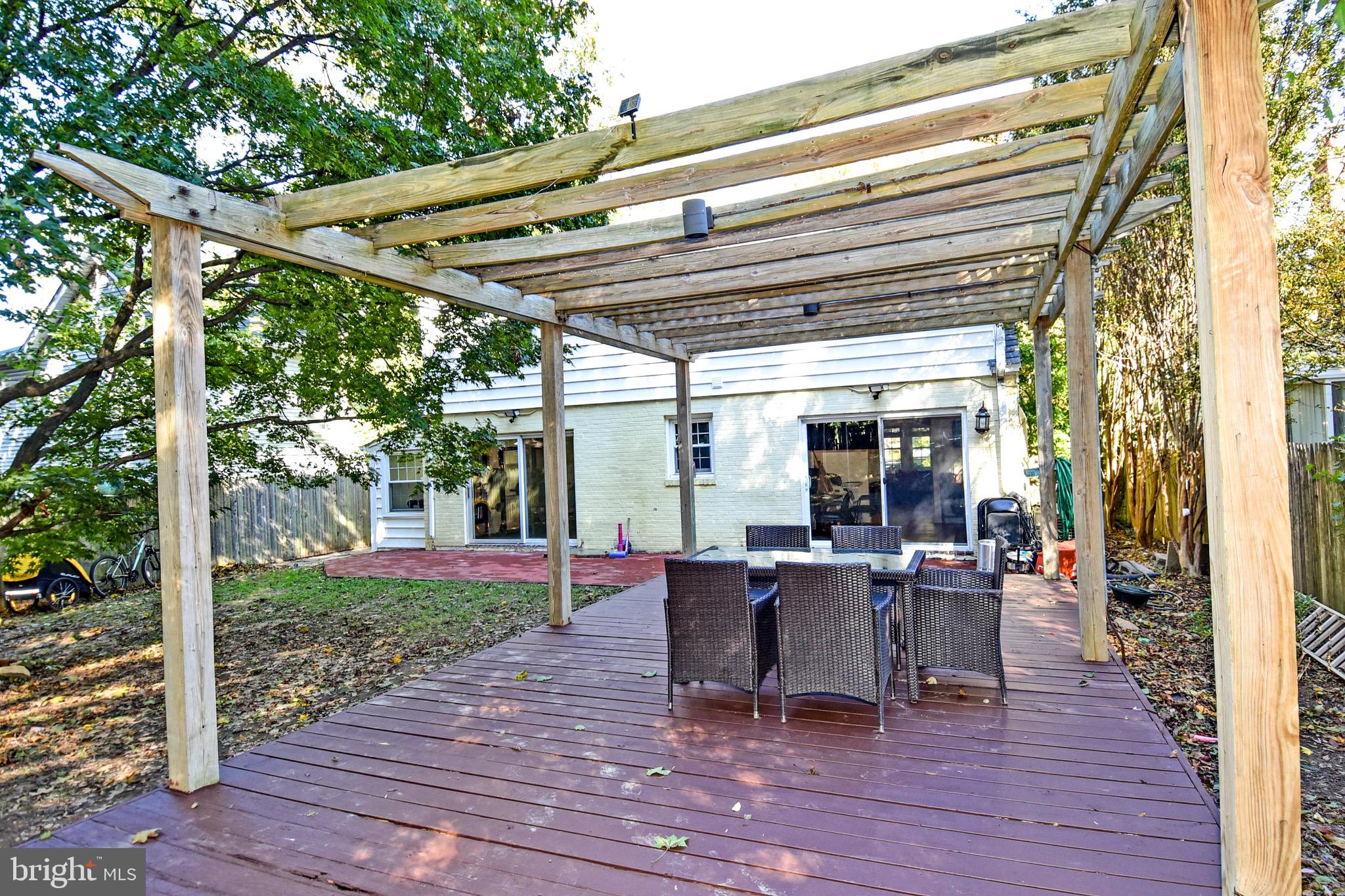 2116 Seminary Road Silver Spring, MD 20910 - Photo 31 of 33 Spacious deck to enjoy the outdoors, updated 2020.