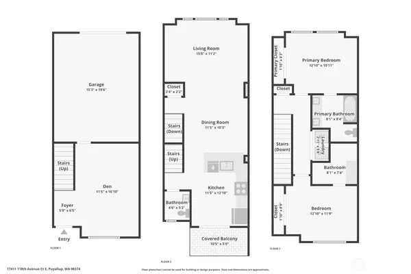 $414,999 | 17411 118th Ave Court East, Unit B, Puyallup, WA 98374