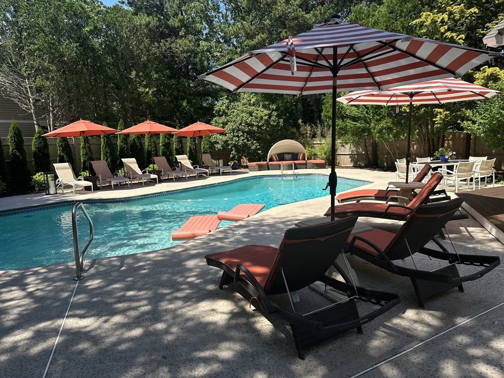 203 Willowbend Drive Mashpee, MA 02649 - Photo 32 of 41 a view of yard with patio and outdoor seating