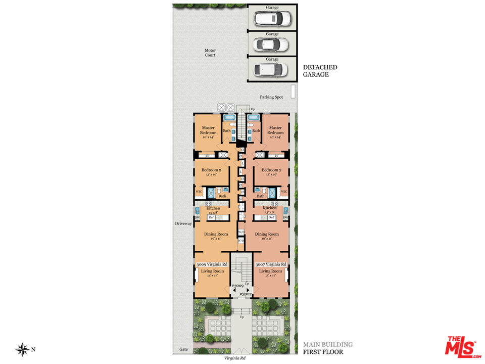 3009 Virginia Road Los Angeles, CA 90016 - Photo 17 of 17 a picture of a room with a floor to ceiling window