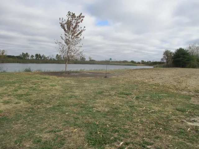a view of an outdoor space and swimming pool