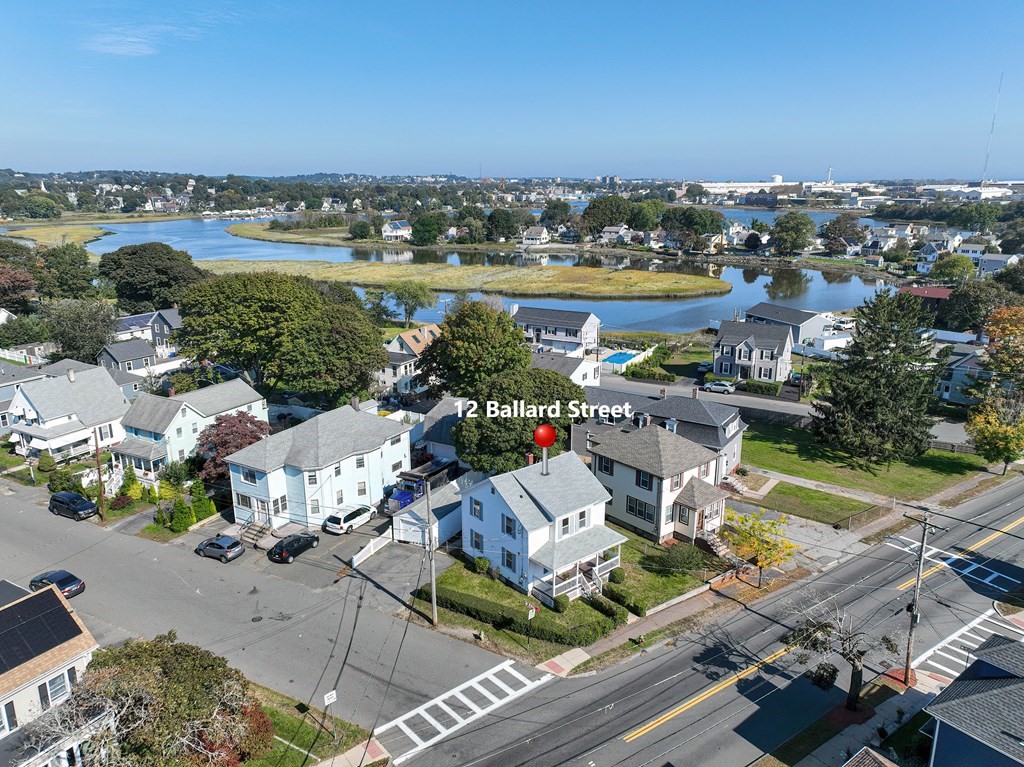 12 Ballard Street Saugus, MA 01906 - Photo 36 of 38 an aerial view of a house with a ocean view
