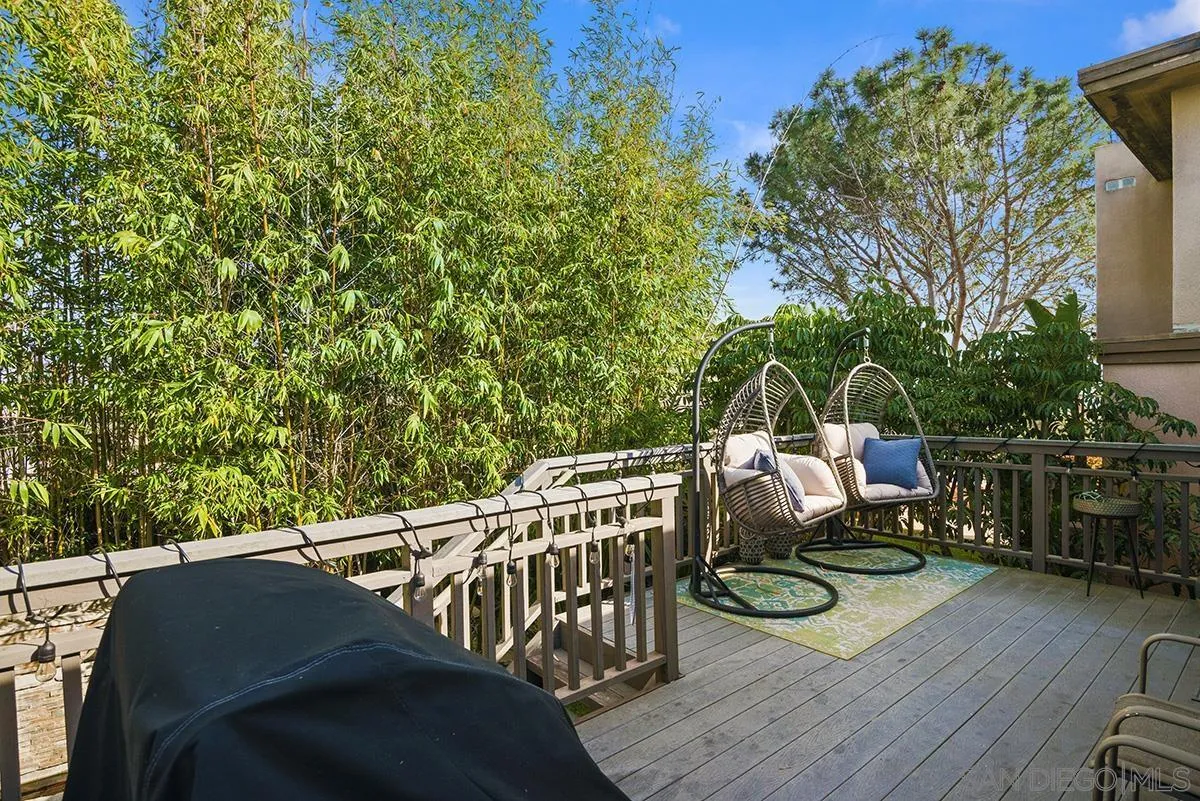 13613 Mar Scenic Drive Del Mar, CA 92014 - Photo 20 of 46 a view of deck with furniture and trees