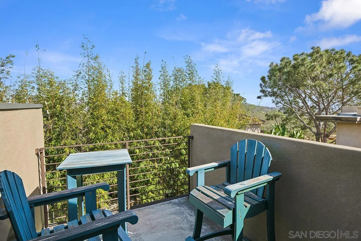 13613 Mar Scenic Drive Del Mar, CA 92014 - Photo 37 of 46 a view of a balcony with chairs