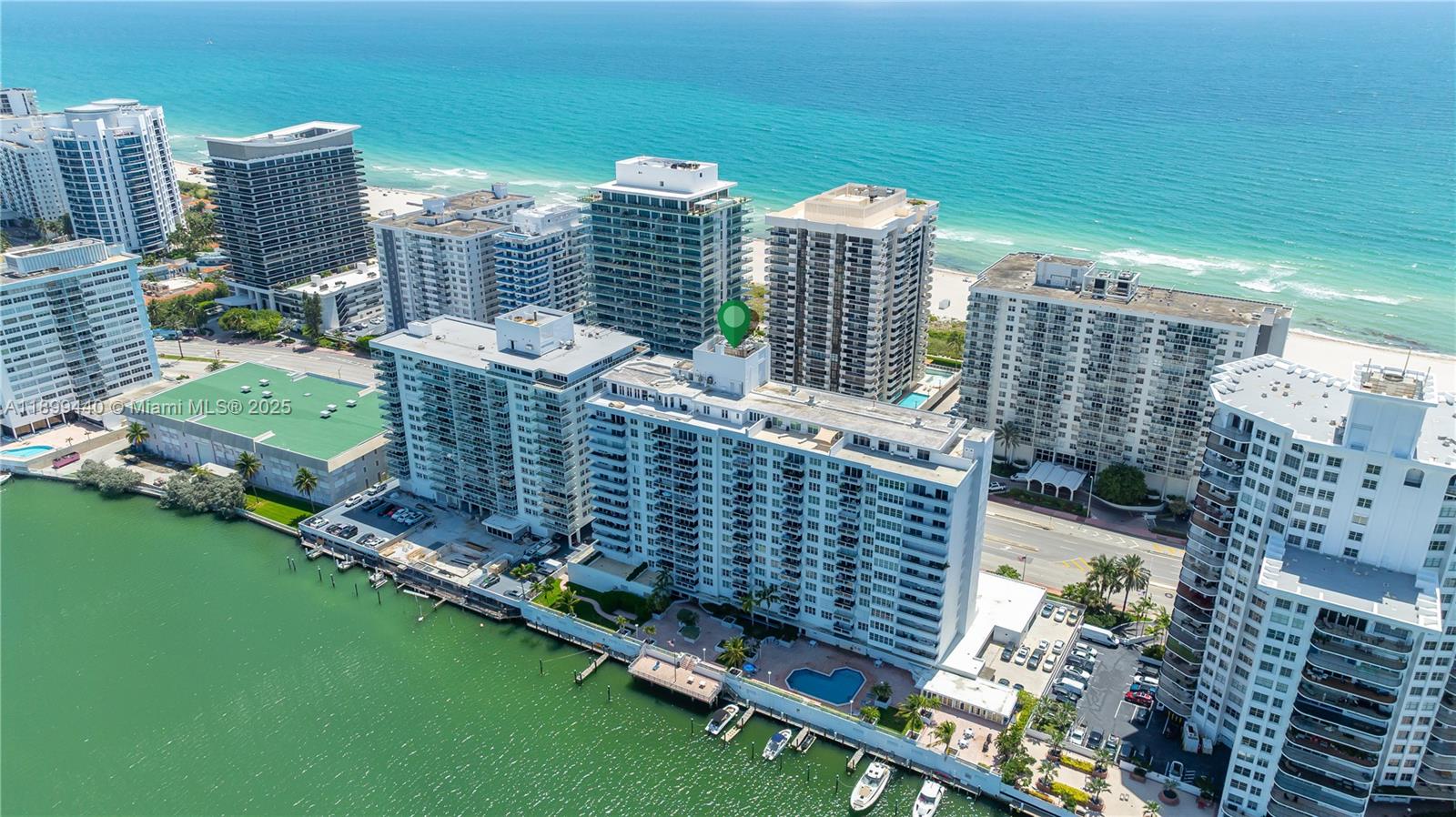 5700 Collins Avenue, Unit 10D Miami Beach, FL 33140 - Photo 36 of 47 a city view with tall buildings