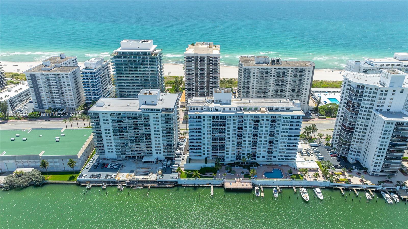 5700 Collins Avenue, Unit 10D Miami Beach, FL 33140 - Photo 37 of 47 a aerial view of a multi story building