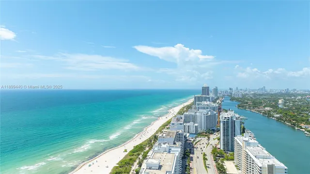 a view of a city with tall buildings in the background
