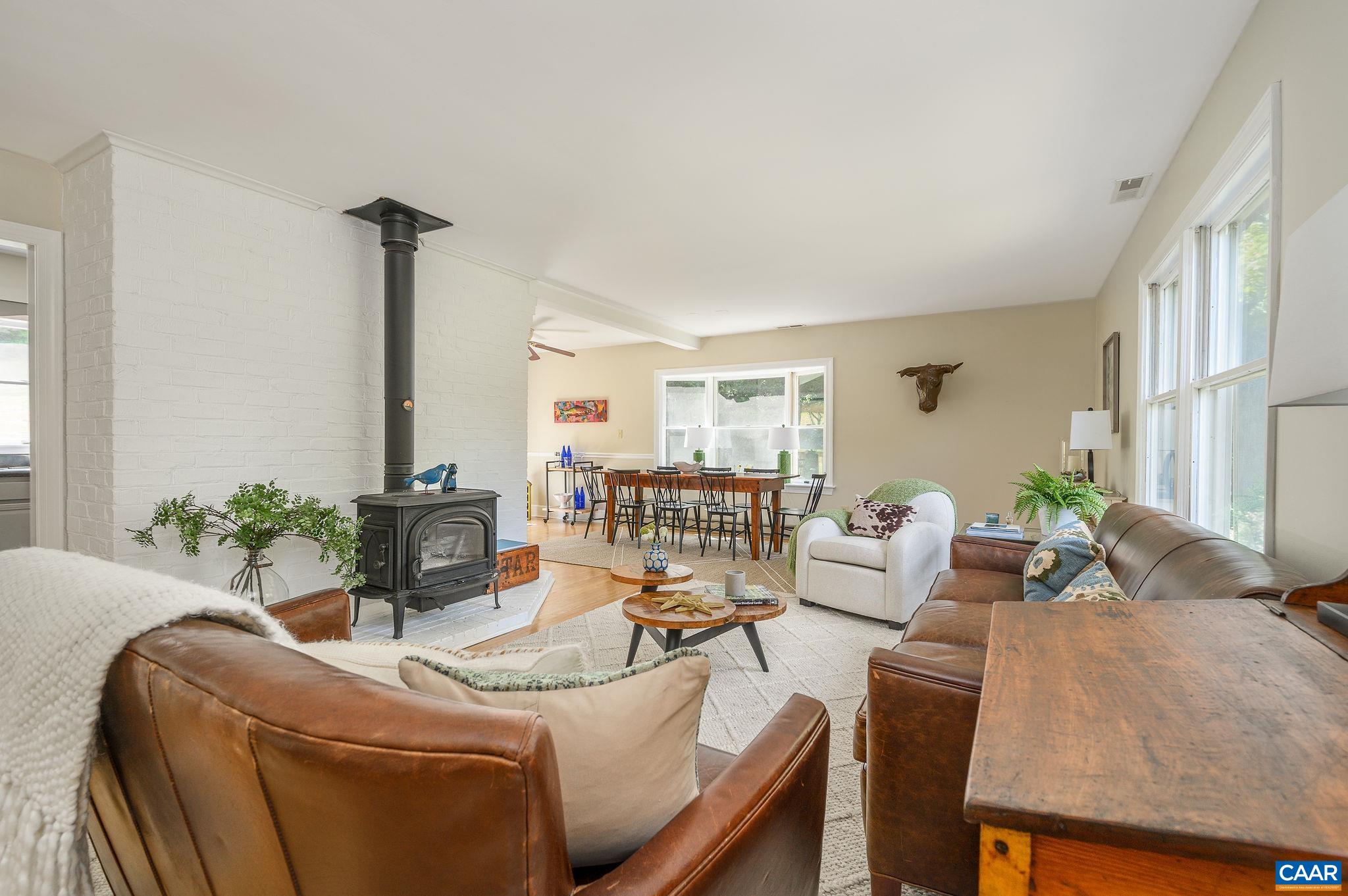 965 Nether Springs Road Afton, VA 22920 - Photo 10 of 38 a living room with furniture and a potted plants