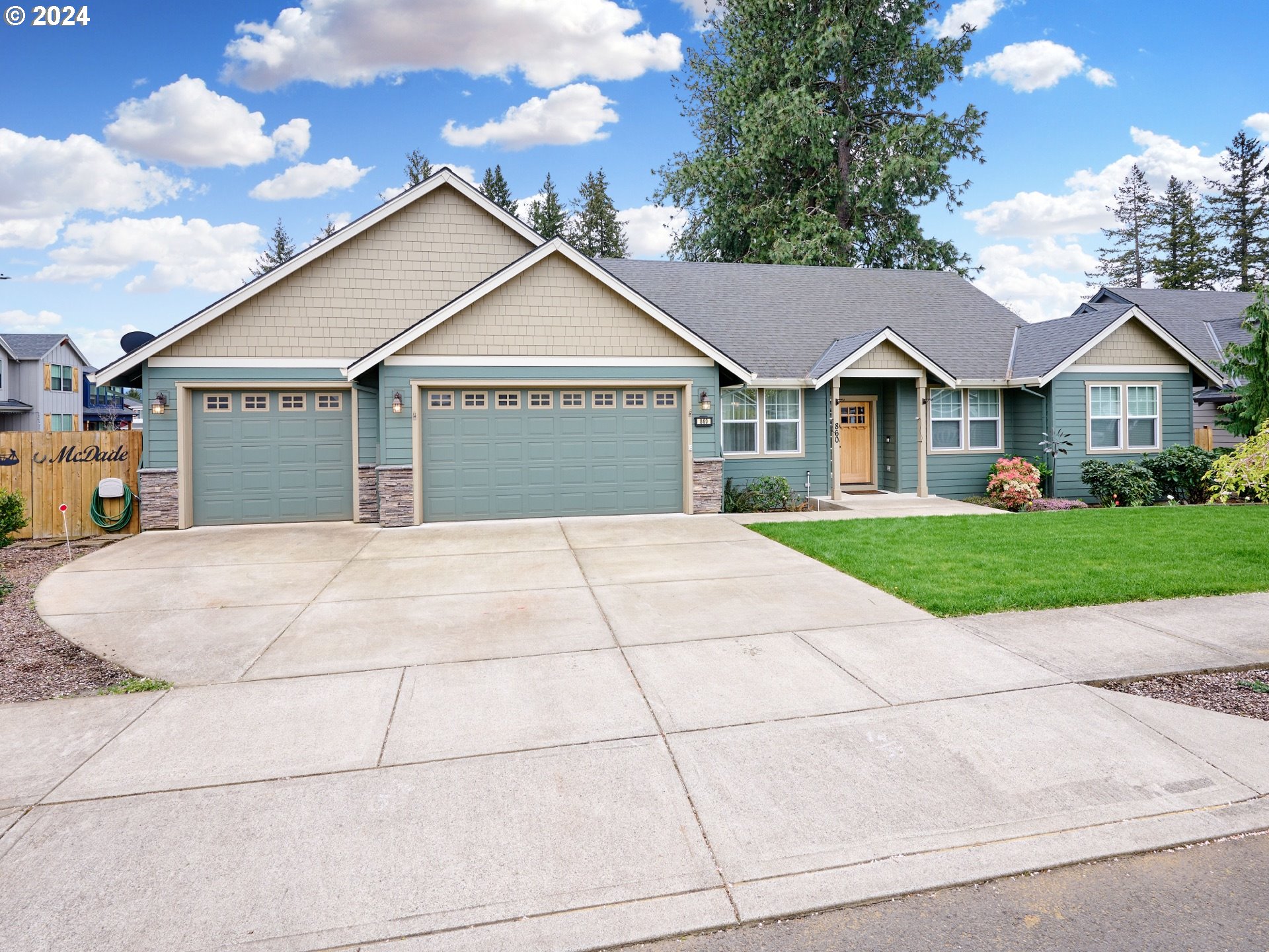 860 Southeast Darrow Road Estacada, OR 97023 - Photo 2 of 6 a view of outdoor space yard and garage