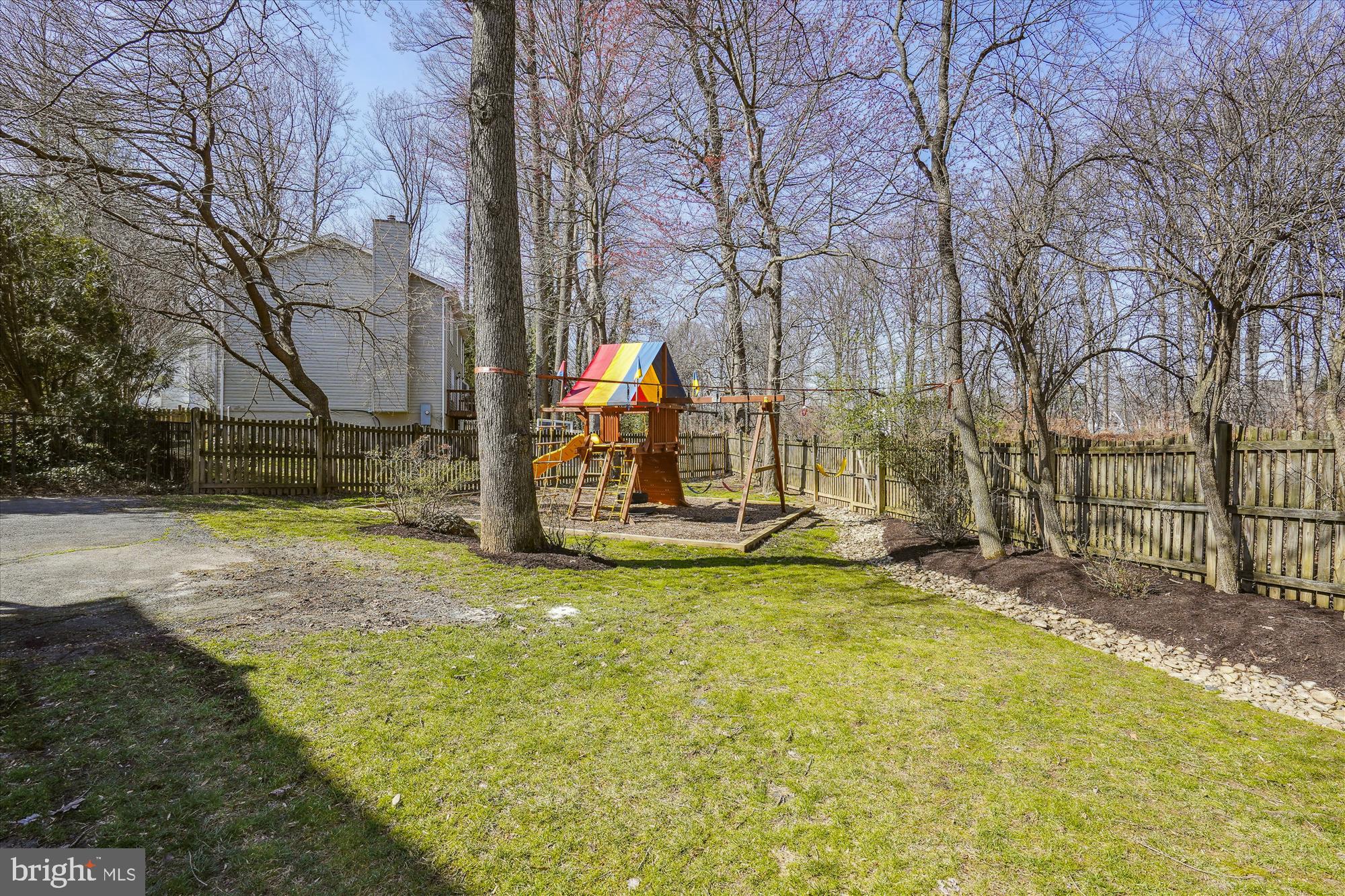 408 Talahi Road Southeast Vienna, VA 22180 - Photo 46 of 58 Backyard, backs to W&OD Trail
