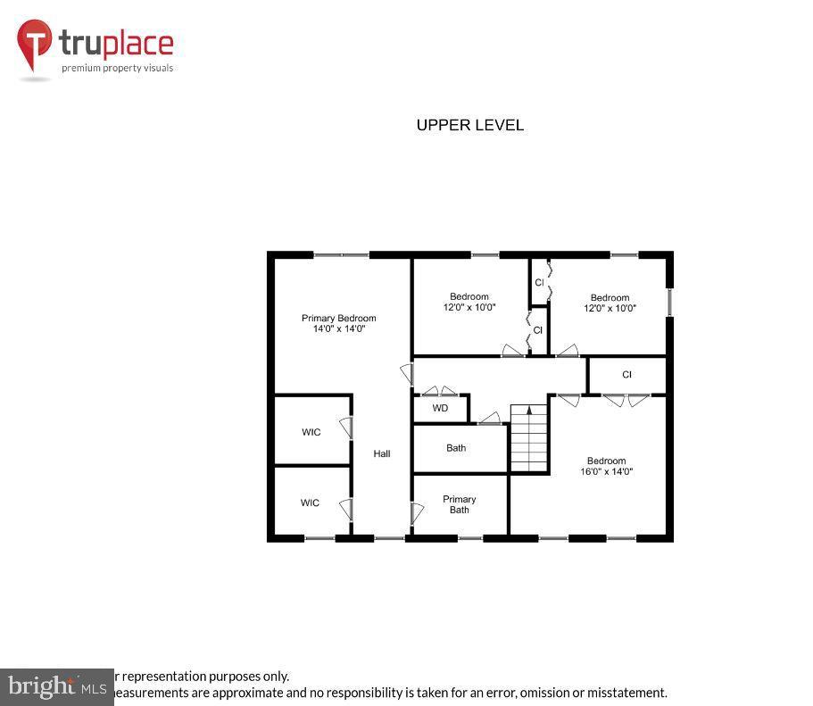 408 Talahi Road Southeast Vienna, VA 22180 - Photo 58 of 58 Upper Level Floorplan