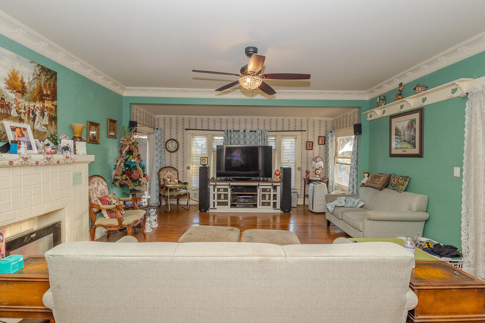 13429 Bailey Street Whittier, CA 90601 - Photo 7 of 54 a living room with furniture and a flat screen tv
